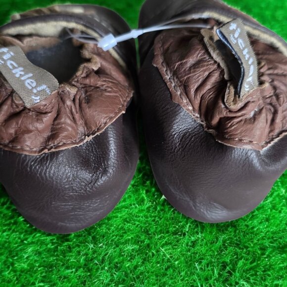 NWOT TOMMY TICKLE ( 3-6 MO. ) Leather Slip In Mocossins - Picture 3 of 7